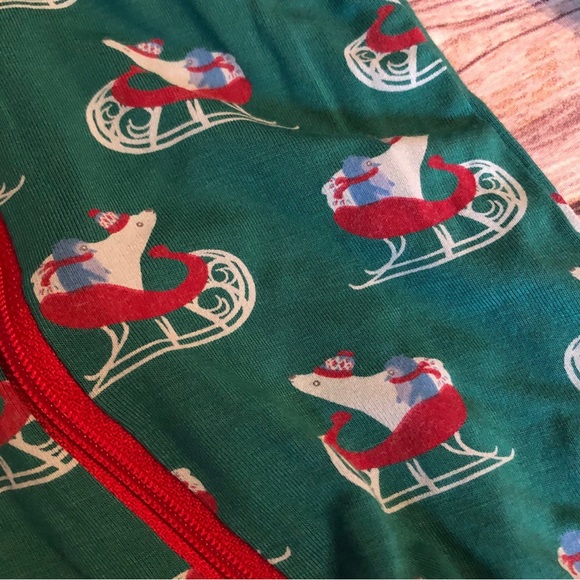 🛷🎄Kickee Pants Ivy Sled- Christmas Green Zippie- Santa Sleigh🎄🛷 - Picture 3 of 3
